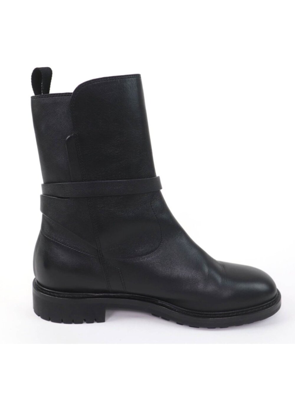 Dior Empreinte Leather Short Boots Black Gold - Picture 5 of 11